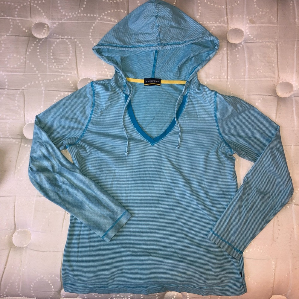 Lands’ End girl’s lightweight hoodie